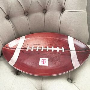 🤎 New T-Mobile Football Platter Server party food Tray 17” NFL